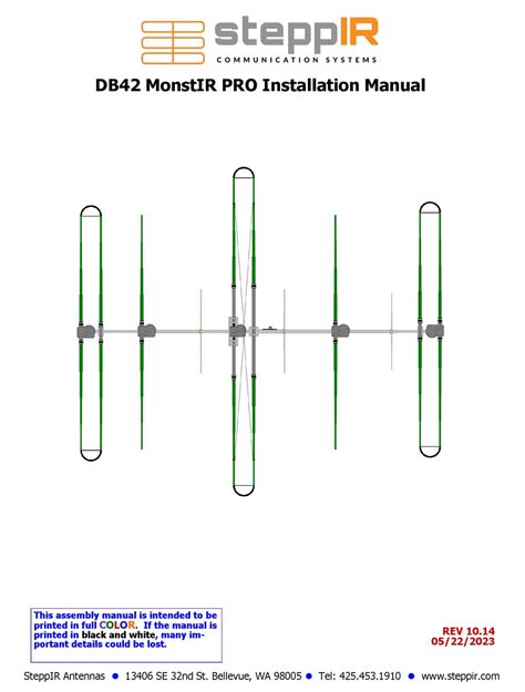 STEPPIR MONSTIR PRO DB42 INSTALLATION 